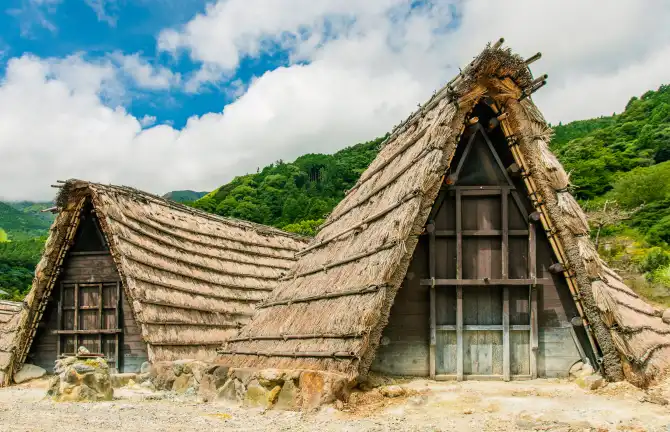 湯の花小屋